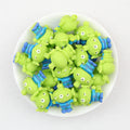 3D Toy Story Three Eyed Boy Silicone Focal Beads 20pcs  2