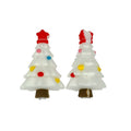 Silicone 3D Focal Beads Christmas Tree Topped Red Star Seasonal