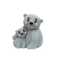 3D Silicone Focal Beads Bear Mom and Baby Figurines 20 pcs 6