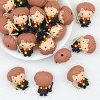 Magic Character 3D Silicone Focal Beads Figure 20pcs