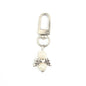 Mini Alloy Baby Love Keychain with Pastel Pearl Beads 9