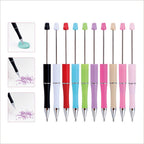 Beadable Rhinestone Dotting Pen Metal Tips Nail Art Tool 150mm
