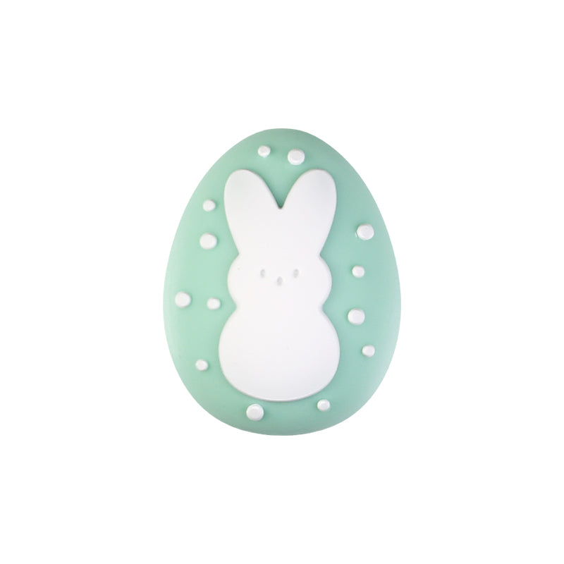 Silicone 3D Focal Beads Easter Bunny Chick Easter Egg Rabbit 20Pcs 27
