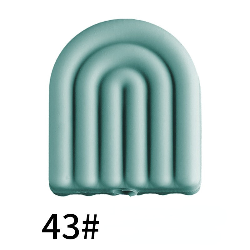 Color Arch Silicone Beads Minimalist Door Design 20pcs 15