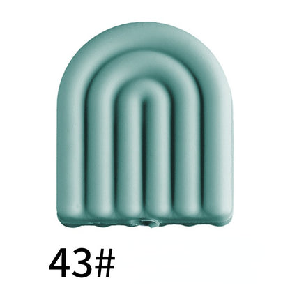 Color Arch Silicone Beads Minimalist Door Design 20pcs 15