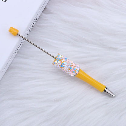 Star Sequin Creative Beadable Pen Plastic 17