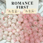 Color Changing Cherry Blossom Resin Round Beads 50pcs 6