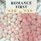 Color Changing Cherry Blossom Resin Round Beads 50pcs 6