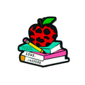 Silicone Focal Beads Teach Love Inspire Apple Books Pencil 20pcs