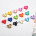 Painted Clockwork Spring Acrylic Beads 18mm Glossy Mixed Colors 20pcs 3