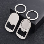 Metal Bottle Opener Keychain Zinc Alloy Smooth Surface for Sublimation 6