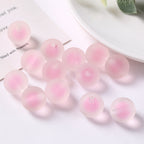 Matte Frosted Acrylic Beads Wholesale, Pastel Round Nine-Color Craft Set, 16mm