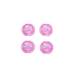 20mm Round Dopamine Color Cookie Style Acrylic Beads 20pcs 5