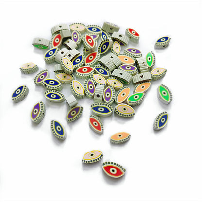 Animal and Plant Series Flat Clay Beads Colorful Polymer 100pcs 27