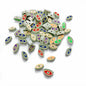 Animal and Plant Series Flat Clay Beads Colorful Polymer 100pcs 27