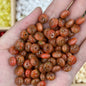 Resin Spacer Beads 10mm Oil Painting Texture 60pcs 6