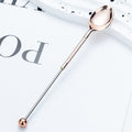 Beadable Metal Spoons for Stirring Coffee