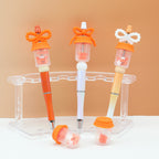 Silicone 3D Crab Starfish Lace cap Bottle Focal Beads 10pcs 3