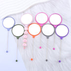 Beadable Mirrors Mini Handheld Round