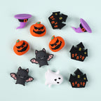 Silicone 3D Focal Beads Halloween Pumpkins Grimace Faces 20pcs 6