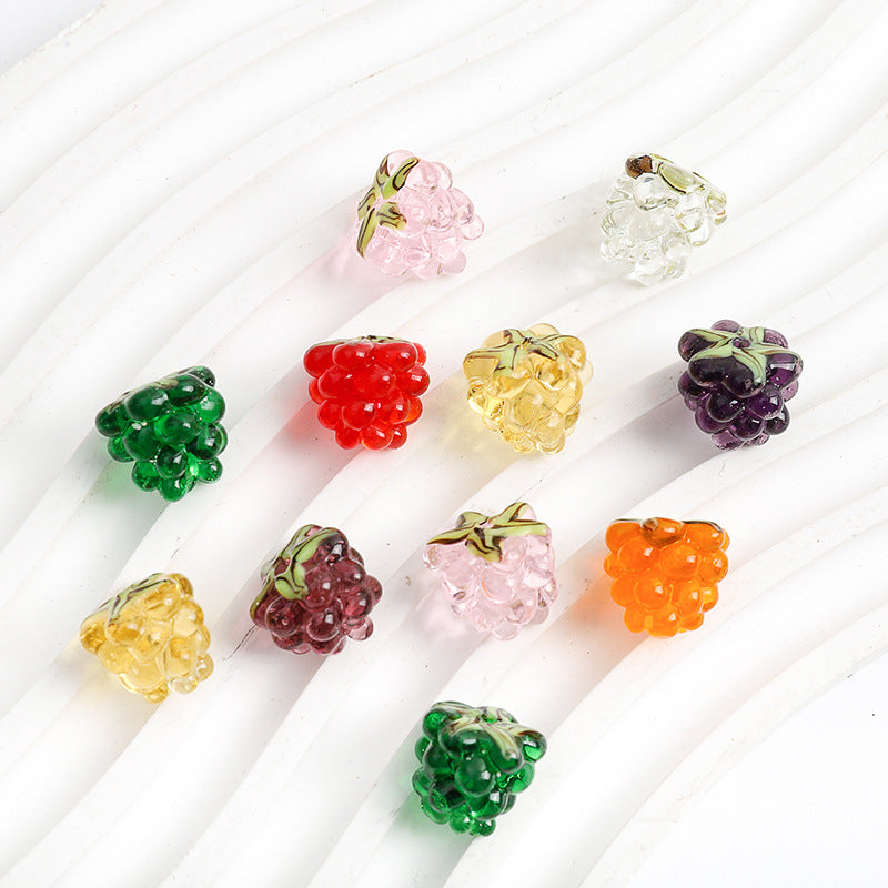 Grape Shaped Glass Beads 11x12mm 10pcs 4