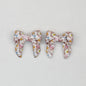 3D Printed Bow Shape Silicone Beads Colorful Pattern 10pcs - 16
