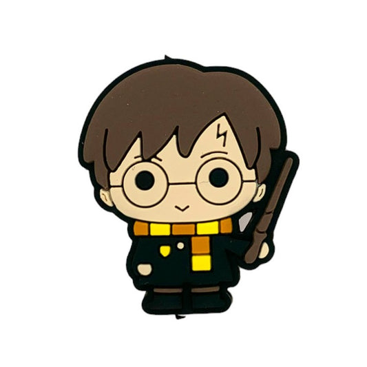 Silicone Focal Beads Harry Wizard Holding Wand 20pcs