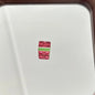 Square Acrylic Beads 10mm Watermelon Kitten Translucent Red Green 20pcs 4