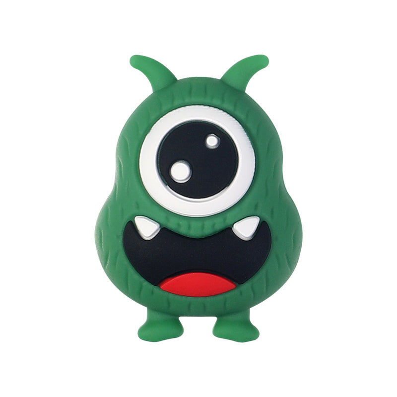 Silicone 3D Focal Beads Little Monster Bright Eyes Quirky Expressions 20pcs 22