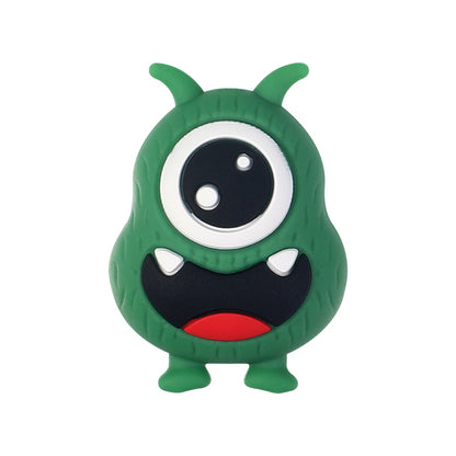Silicone 3D Focal Beads Little Monster Bright Eyes Quirky Expressions 20pcs 22