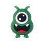 Silicone 3D Focal Beads Little Monster Bright Eyes Quirky Expressions 20pcs 22