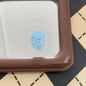Square Acrylic Beads 14mm Diagonal-hole Jelly Color Star Pattern 10pcs 4