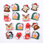 Silicone Focal Beads Christmas Tree House Kitty Merry Christmas 20pcs 5