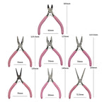 Jewelry Pliers High Carbon Steel Pink Handles 125mm 1pc