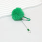 Beadable Ball Top Climbing Buckle Metal Plastic Colorful 14.5cm - Green