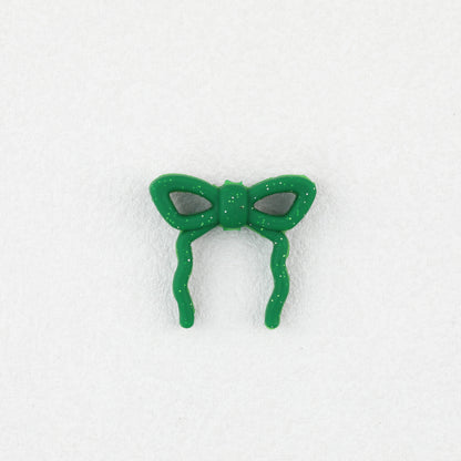 Colorful Bow Silicone Focal Beads with Hole 20 pcs 8