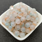 Dual Color Round Glass Beads 8mm Gradient Painted 100pcs 20