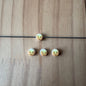 Special Character Flat Acrylic Beads 7mm 10pcs per Pack 23