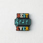 Silicone Focal Beads Dad Theme Legendary Dad Best Ever 20pcs - Note Dad / 1 Piece