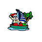 Silicone Focal Beads Summer Santa Island Wine Sailboat Palm Trees