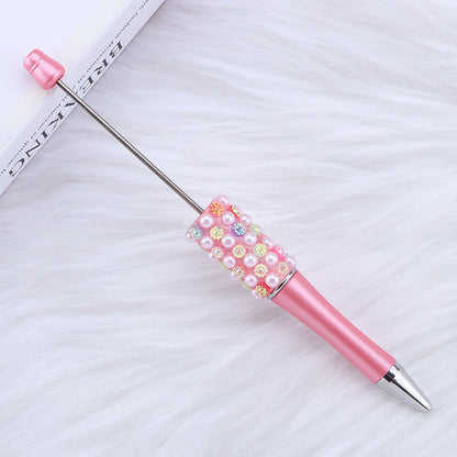 Colorful Pearl Gradient Round Ballpoint Pen Plastic 30