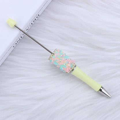 Beadable Pen with Colorful Sequin and Rhinestone 16