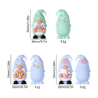 Silicone 3D Focal Beads Summer Dwarf Holding Flamingo 8