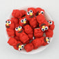 3D Cute Monster Silicone Focal Beads 20 pcs Multicolor 8