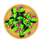 Silicone 3D Focal Beads Halloween Green Sprite Front Facing 2