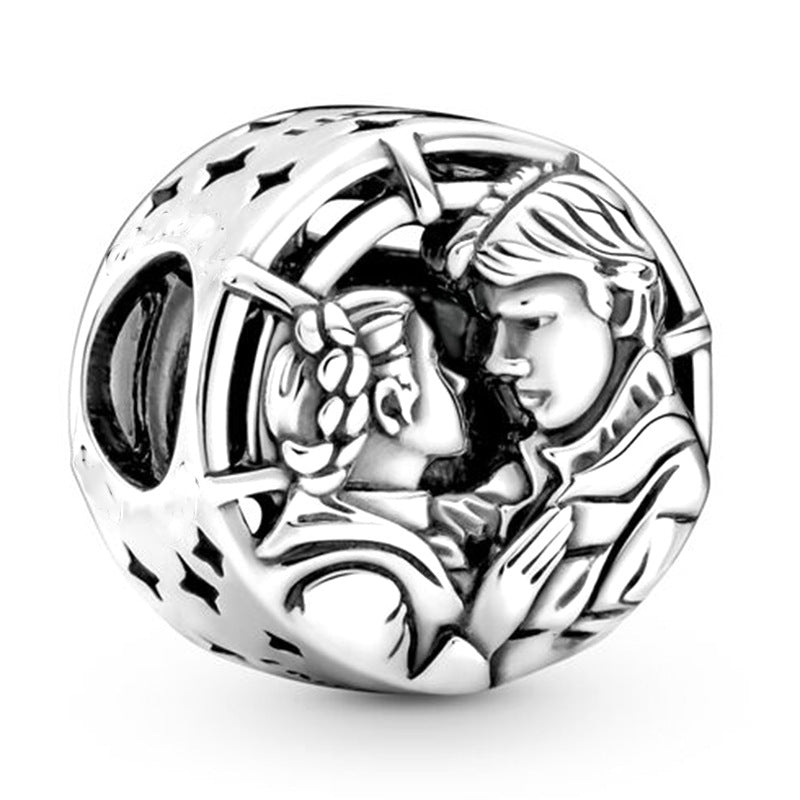 Cartoon Anime Series Metal Beads Large Hole Zinc Alloy 10pcs 19