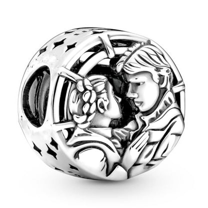 Cartoon Anime Series Metal Beads Large Hole Zinc Alloy 10pcs 19