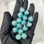 Luminous Lotus Resin Beads 16mm Round Clear Mixed Colors 20pcs 8