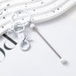 Beadable Gradient Color DIY Metal Keychain