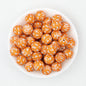 15mm Printed Pattern Round Silicone Beads 50pcs 5